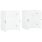 vidaXL Wandschränke 2 Stk. Weiß 69,5x34x90 cm vidaXL Wandschränke 2 Stk. Weiß 69,5x34x90 cm