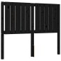 vidaXL Massivholzbett mit Kopfteil Schwarz 120x200 cm vidaXL Massivholzbett mit Kopfteil Schwarz 120x200 cm
