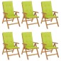vidaXL Gartenstühle mit Kissen 6 Stk. Massivholz Teak vidaXL Gartenstühle mit Kissen 6 Stk. Massivholz Teak