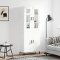 vidaXL Highboard Weiß 69,5x34x180 cm Holzwerkstoff vidaXL Highboard Weiß 69,5x34x180 cm Holzwerkstoff