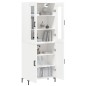vidaXL Highboard Weiß 69,5x34x180 cm Holzwerkstoff vidaXL Highboard Weiß 69,5x34x180 cm Holzwerkstoff