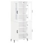 vidaXL Highboard Weiß 69,5x34x180 cm Holzwerkstoff vidaXL Highboard Weiß 69,5x34x180 cm Holzwerkstoff