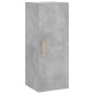 vidaXL Highboard Betongrau 34,5x34x180 cm Holzwerkstoff vidaXL Highboard Betongrau 34,5x34x180 cm Holzwerkstoff
