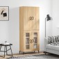 vidaXL Highboard Sonoma-Eiche 69,5x34x180 cm Holzwerkstoff vidaXL Highboard Sonoma-Eiche 69,5x34x180 cm Holzwerkstoff