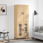 vidaXL Highboard Sonoma-Eiche 69,5x34x180 cm Holzwerkstoff vidaXL Highboard Sonoma-Eiche 69,5x34x180 cm Holzwerkstoff