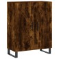 Highboard Räuchereiche 69,5x34x180 cm Holzwerkstoff Highboard Räuchereiche 69,5x34x180 cm Holzwerkstoff