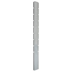 vidaXL Zaunpfosten 30 Stk. Silbern 220 cm Verzinkter Stahl