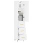 vidaXL Highboard Weiß 34,5x34x180 cm Holzwerkstoff vidaXL Highboard Weiß 34,5x34x180 cm Holzwerkstoff