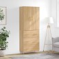 vidaXL Highboard Sonoma-Eiche 69,5x34x180 cm Holzwerkstoff vidaXL Highboard Sonoma-Eiche 69,5x34x180 cm Holzwerkstoff