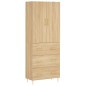 vidaXL Highboard Sonoma-Eiche 69,5x34x180 cm Holzwerkstoff vidaXL Highboard Sonoma-Eiche 69,5x34x180 cm Holzwerkstoff