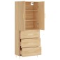 vidaXL Highboard Sonoma-Eiche 69,5x34x180 cm Holzwerkstoff vidaXL Highboard Sonoma-Eiche 69,5x34x180 cm Holzwerkstoff