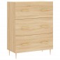 vidaXL Highboard Sonoma-Eiche 69,5x34x180 cm Holzwerkstoff vidaXL Highboard Sonoma-Eiche 69,5x34x180 cm Holzwerkstoff