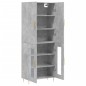 vidaXL Highboard Betongrau 69,5x34x180 cm Holzwerkstoff vidaXL Highboard Betongrau 69,5x34x180 cm Holzwerkstoff