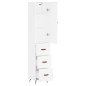 vidaXL Highboard Weiß 34,5x34x180 cm Holzwerkstoff vidaXL Highboard Weiß 34,5x34x180 cm Holzwerkstoff