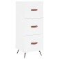 vidaXL Highboard Weiß 34,5x34x180 cm Holzwerkstoff vidaXL Highboard Weiß 34,5x34x180 cm Holzwerkstoff