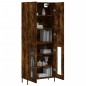 vidaXL Highboard Räuchereiche 69,5x34x180 cm Holzwerkstoff vidaXL Highboard Räuchereiche 69,5x34x180 cm Holzwerkstoff