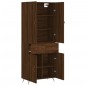 vidaXL Highboard Braun Eichen-Optik 69,5x34x180 cm Holzwerkstoff vidaXL Highboard Braun Eichen-Optik 69,5x34x180 cm Holzwerkstoff