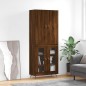 vidaXL Highboard Braun Eichen-Optik 69,5x34x180 cm Holzwerkstoff vidaXL Highboard Braun Eichen-Optik 69,5x34x180 cm Holzwerkstoff