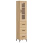 vidaXL Highboard Sonoma-Eiche 34,5x34x180 cm Holzwerkstoff vidaXL Highboard Sonoma-Eiche 34,5x34x180 cm Holzwerkstoff