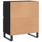 Sideboards 2 Stk. Schwarz Holzwerkstoff Sideboards 2 Stk. Schwarz Holzwerkstoff
