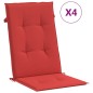 vidaXL Gartenstühle mit Kissen 4 Stk. Massivholz Teak vidaXL Gartenstühle mit Kissen 4 Stk. Massivholz Teak