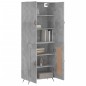 vidaXL Highboard Betongrau 69,5x34x180 cm Holzwerkstoff vidaXL Highboard Betongrau 69,5x34x180 cm Holzwerkstoff