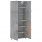 vidaXL Highboard Betongrau 69,5x34x180 cm Holzwerkstoff vidaXL Highboard Betongrau 69,5x34x180 cm Holzwerkstoff