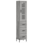vidaXL Highboard Grau Sonoma 34,5x34x180 cm Holzwerkstoff vidaXL Highboard Grau Sonoma 34,5x34x180 cm Holzwerkstoff