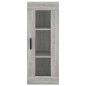 vidaXL Highboard Grau Sonoma 34,5x34x180 cm Holzwerkstoff vidaXL Highboard Grau Sonoma 34,5x34x180 cm Holzwerkstoff