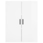 vidaXL Highboard Hochglanz-Weiß 69,5x34x180 cm Holzwerkstoff vidaXL Highboard Hochglanz-Weiß 69,5x34x180 cm Holzwerkstoff