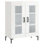vidaXL Highboard Hochglanz-Weiß 69,5x34x180 cm Holzwerkstoff vidaXL Highboard Hochglanz-Weiß 69,5x34x180 cm Holzwerkstoff