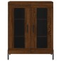 vidaXL Highboard Braun Eichen-Optik 69,5x34x180 cm Holzwerkstoff vidaXL Highboard Braun Eichen-Optik 69,5x34x180 cm Holzwerkstoff