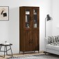 vidaXL Highboard Braun Eichen-Optik 69,5x34x180 cm Holzwerkstoff vidaXL Highboard Braun Eichen-Optik 69,5x34x180 cm Holzwerkstoff