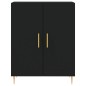 vidaXL Highboard Schwarz 69,5x34x180 cm Holzwerkstoff vidaXL Highboard Schwarz 69,5x34x180 cm Holzwerkstoff
