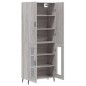 vidaXL Highboard Grau Sonoma 69,5x34x180 cm Holzwerkstoff vidaXL Highboard Grau Sonoma 69,5x34x180 cm Holzwerkstoff