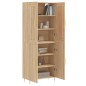 vidaXL Highboard Sonoma-Eiche 69,5x34x180 cm Holzwerkstoff vidaXL Highboard Sonoma-Eiche 69,5x34x180 cm Holzwerkstoff