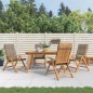 vidaXL Gartenstühle mit Kissen 4 Stk. Massivholz Teak vidaXL Gartenstühle mit Kissen 4 Stk. Massivholz Teak