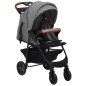 3-in-1 Kinderwagen Hellgrau Stahl 3-in-1 Kinderwagen Hellgrau Stahl