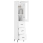 vidaXL Highboard Weiß 34,5x34x180 cm Holzwerkstoff vidaXL Highboard Weiß 34,5x34x180 cm Holzwerkstoff