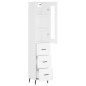 vidaXL Highboard Weiß 34,5x34x180 cm Holzwerkstoff vidaXL Highboard Weiß 34,5x34x180 cm Holzwerkstoff