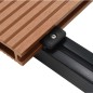 vidaXL WPC Terrassendielen mit Zubehör 20 m² 4 m Braun vidaXL WPC Terrassendielen mit Zubehör 20 m² 4 m Braun