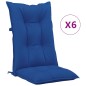 vidaXL Gartenstühle mit Kissen 6 Stk. Massivholz Teak vidaXL Gartenstühle mit Kissen 6 Stk. Massivholz Teak