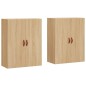 vidaXL Wandschränke 2 Stk. Sonoma-Eiche 69,5x34x90 cm vidaXL Wandschränke 2 Stk. Sonoma-Eiche 69,5x34x90 cm