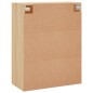vidaXL Wandschränke 2 Stk. Sonoma-Eiche 69,5x34x90 cm vidaXL Wandschränke 2 Stk. Sonoma-Eiche 69,5x34x90 cm