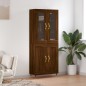 vidaXL Highboard Braun Eichen-Optik 69,5x34x180 cm Holzwerkstoff vidaXL Highboard Braun Eichen-Optik 69,5x34x180 cm Holzwerkstoff