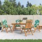 vidaXL Gartenstühle mit Kissen 4 Stk. Massivholz Teak vidaXL Gartenstühle mit Kissen 4 Stk. Massivholz Teak