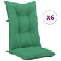 vidaXL Gartenstühle mit Kissen 6 Stk. Massivholz Teak vidaXL Gartenstühle mit Kissen 6 Stk. Massivholz Teak