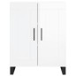 vidaXL Highboard Hochglanz-Weiß 69,5x34x180 cm Holzwerkstoff vidaXL Highboard Hochglanz-Weiß 69,5x34x180 cm Holzwerkstoff