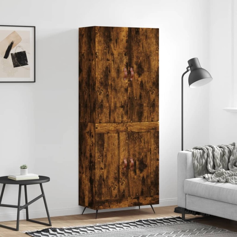vidaXL Highboard Räuchereiche 69,5x34x180 cm Holzwerkstoff vidaXL Highboard Räuchereiche 69,5x34x180 cm Holzwerkstoff