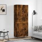 vidaXL Highboard Räuchereiche 69,5x34x180 cm Holzwerkstoff vidaXL Highboard Räuchereiche 69,5x34x180 cm Holzwerkstoff